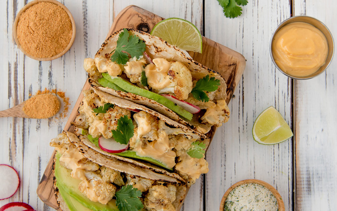 Sriracha Cauliflower Tacos