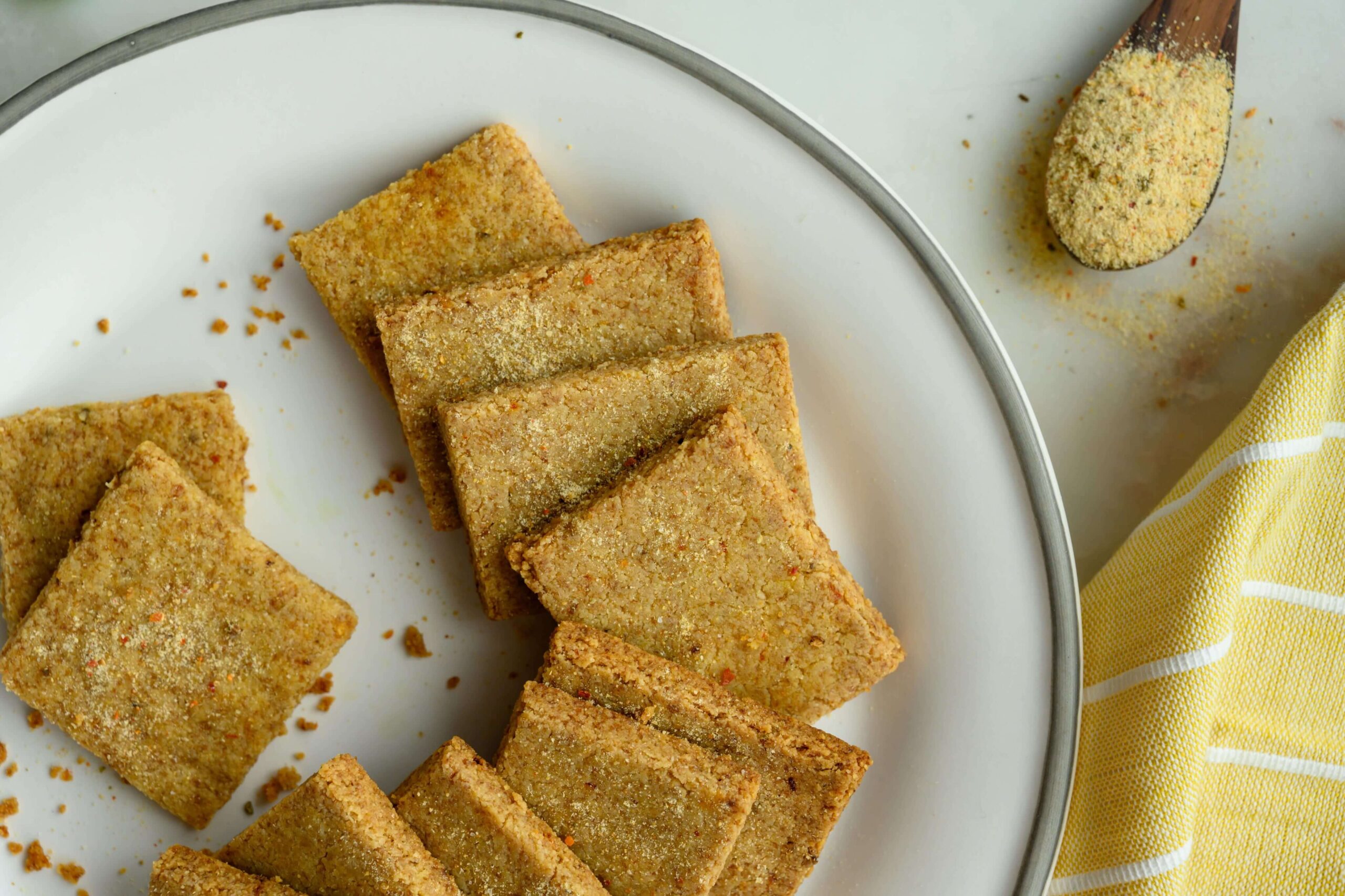 vegan pepper jack crackers