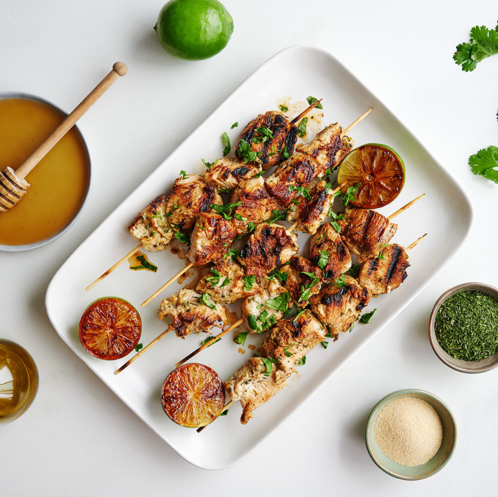 chicken skewers