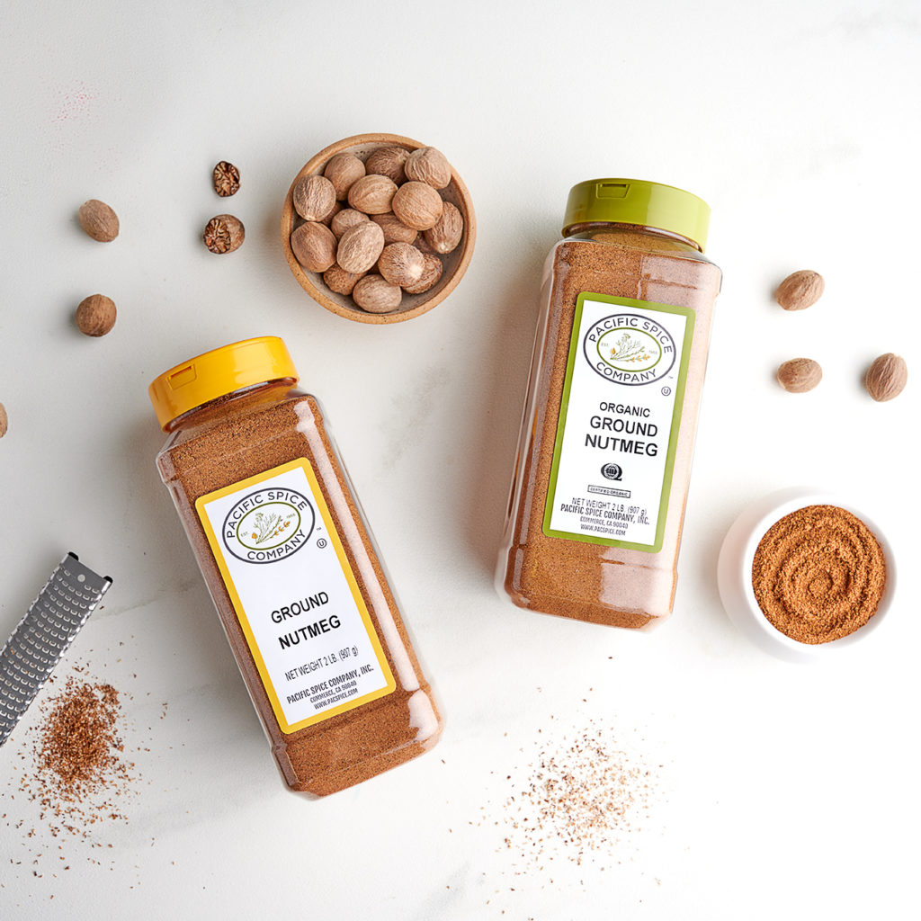 organic nutmeg in packaging