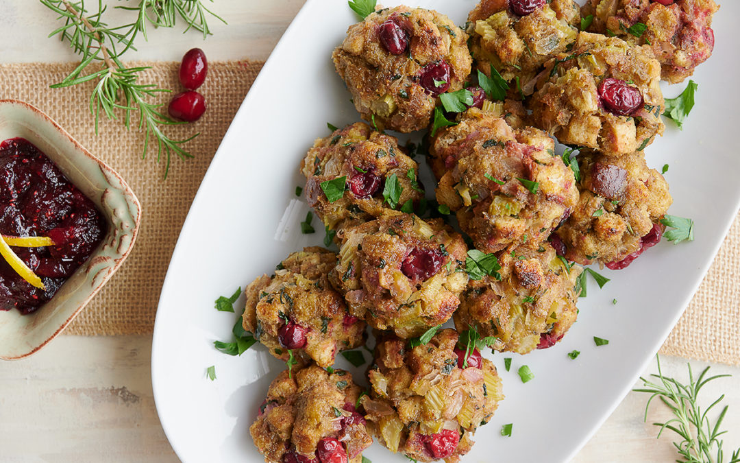 Thanksgiving Herbed Stuffing Bites