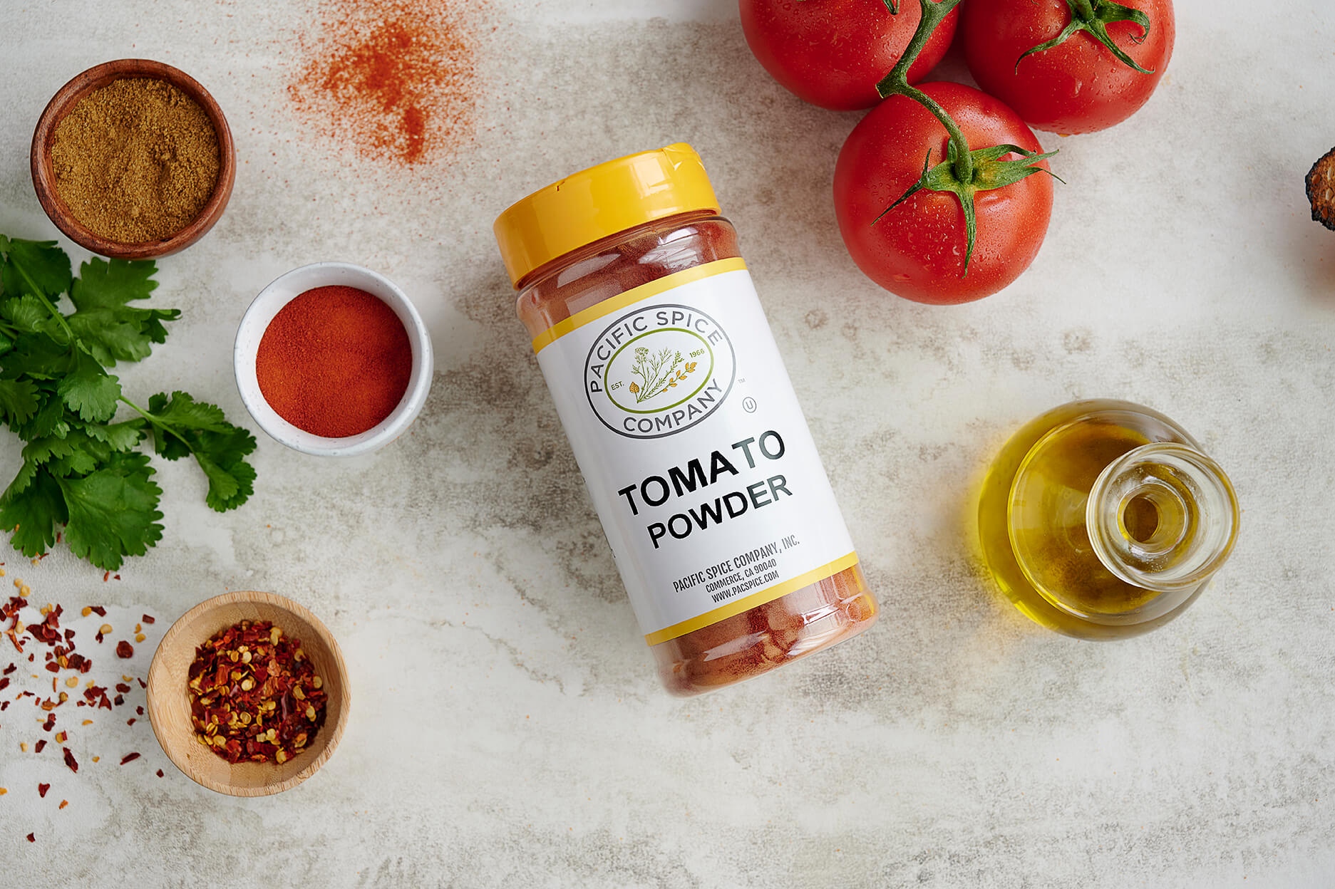 spice jar tomato powder
