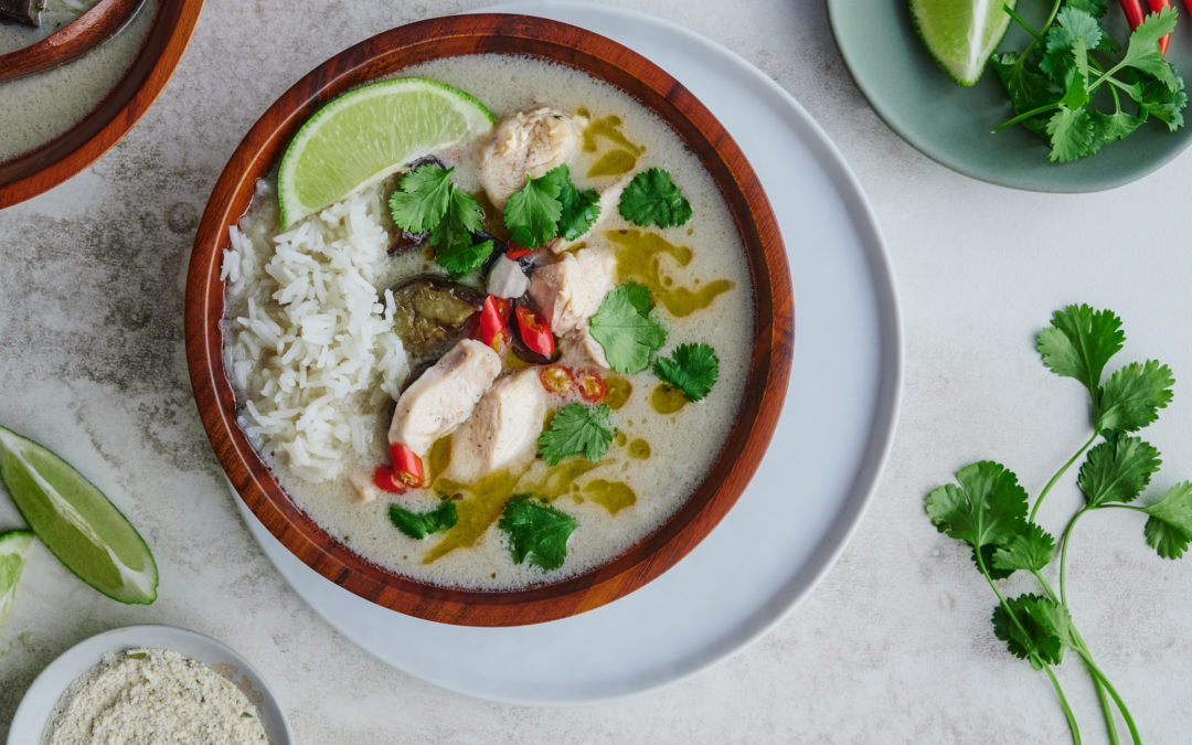Classic Tom Kha Gai (Thai Coconut Chicken Soup)