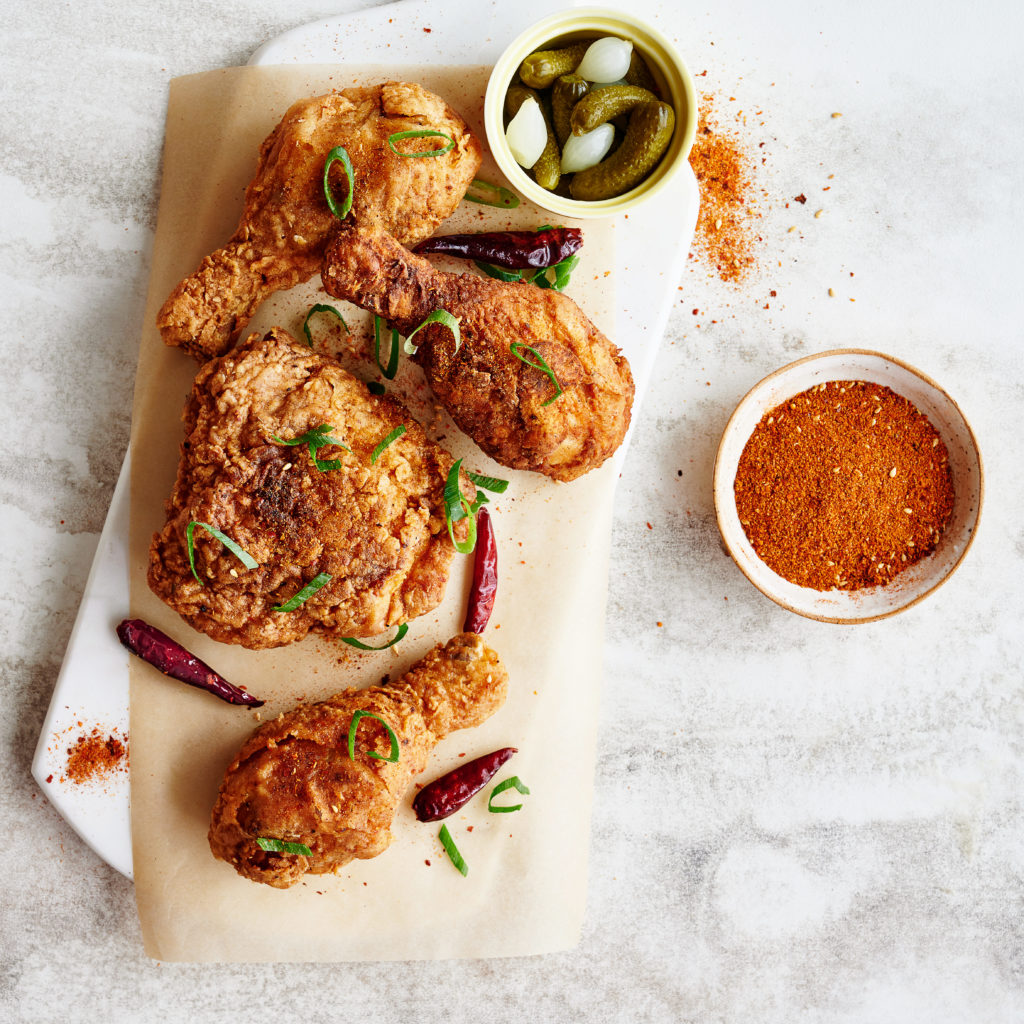 mala seasoning fried chicken