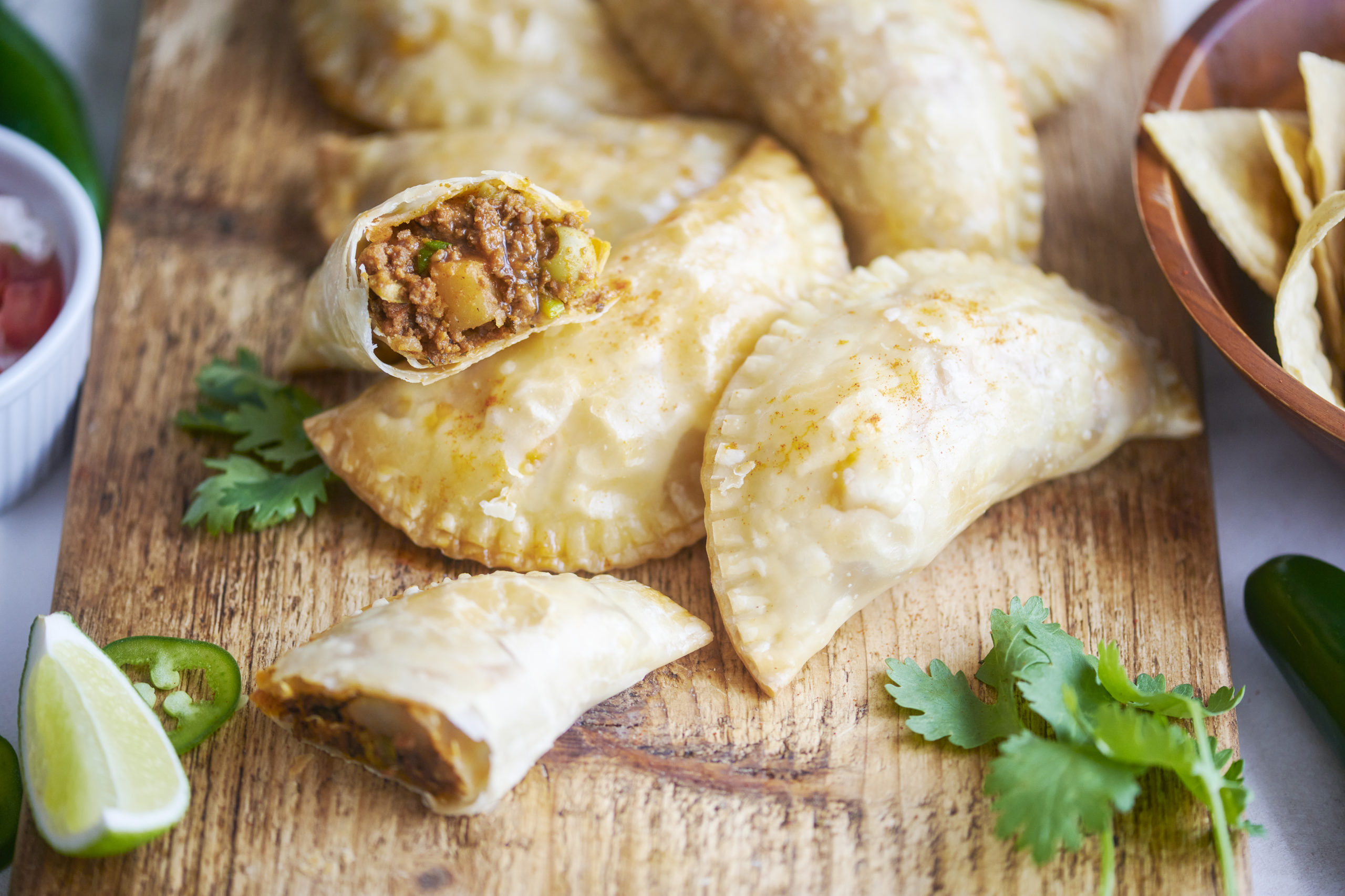 seasoned beef empanadas
