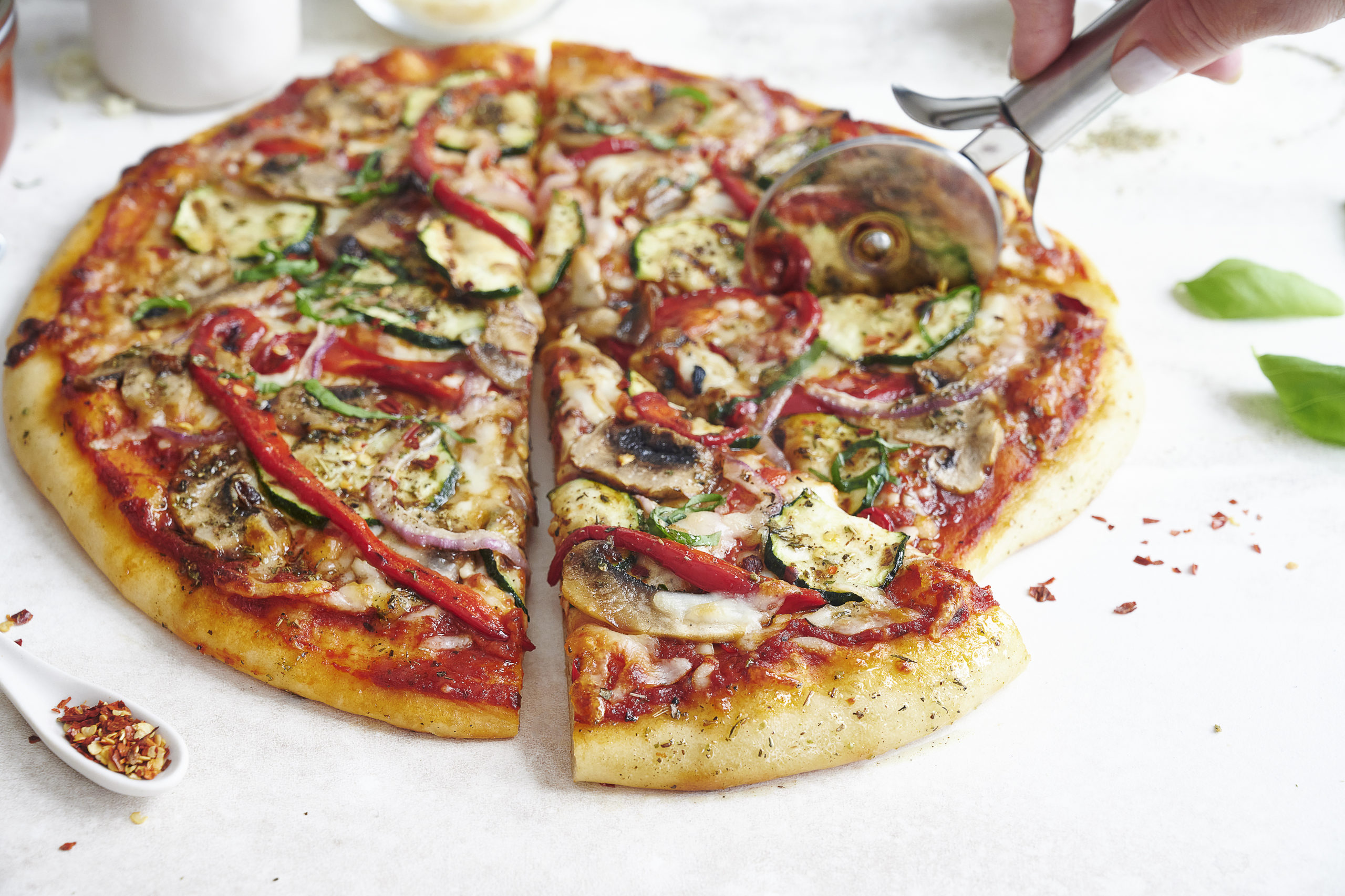 vegetarian pizza toppings