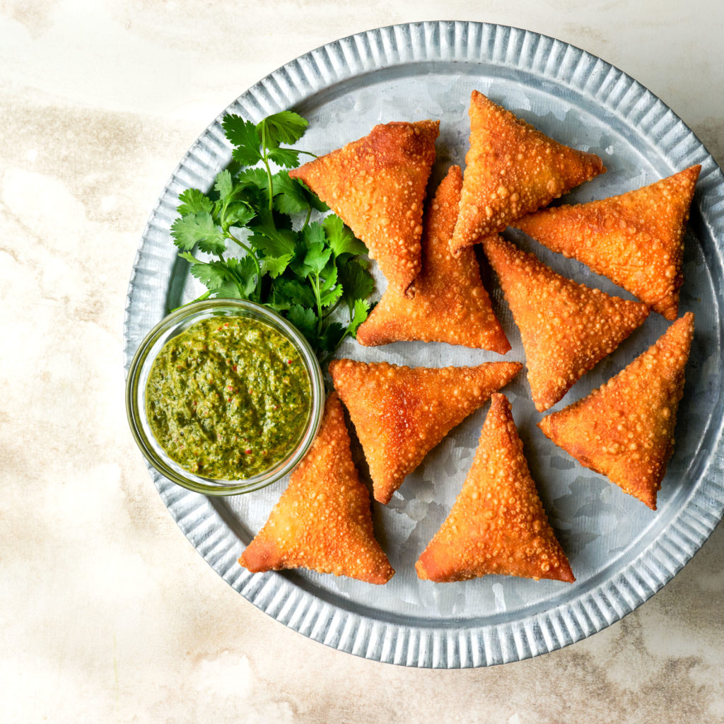 homemade samosas