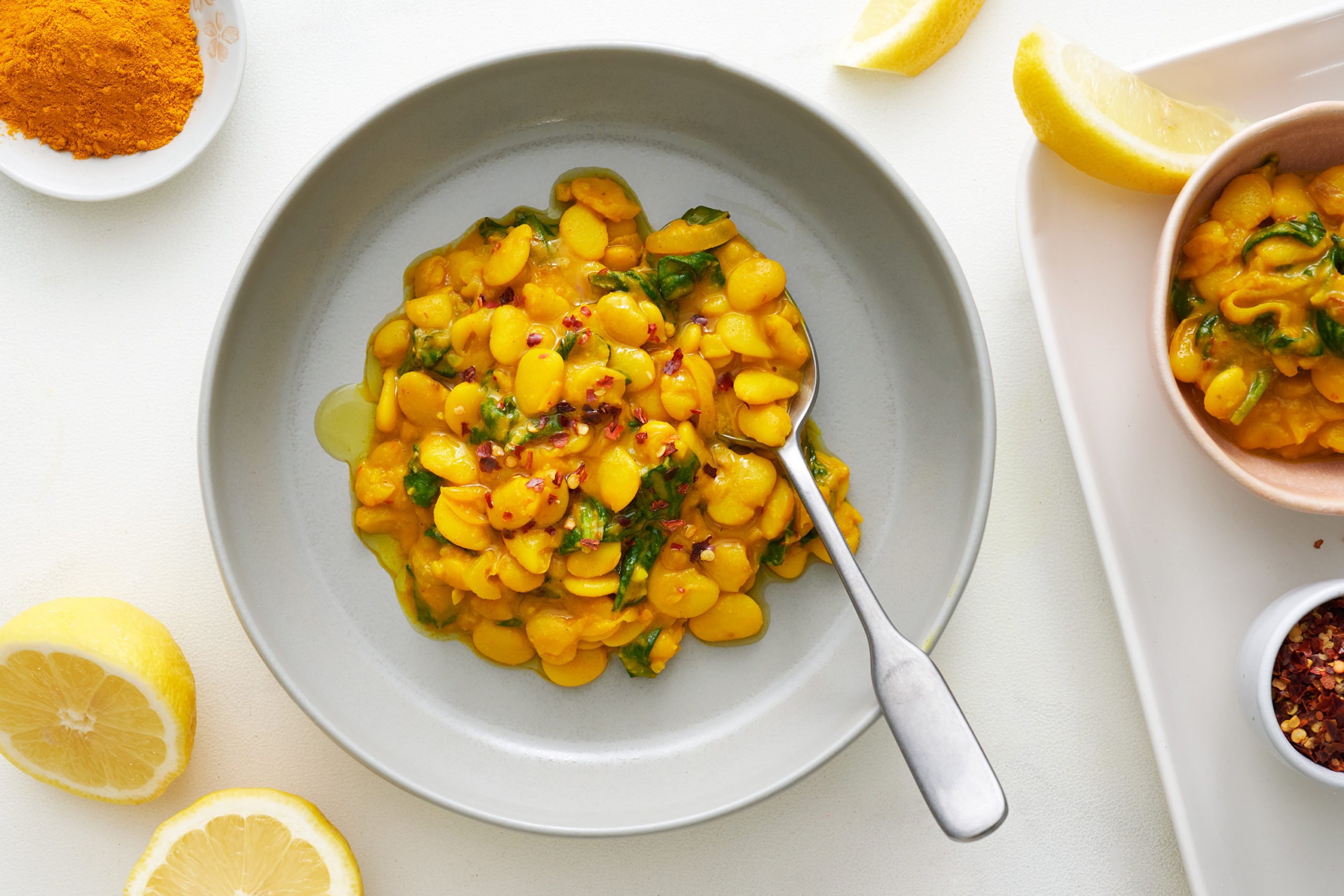 turmeric butter beans