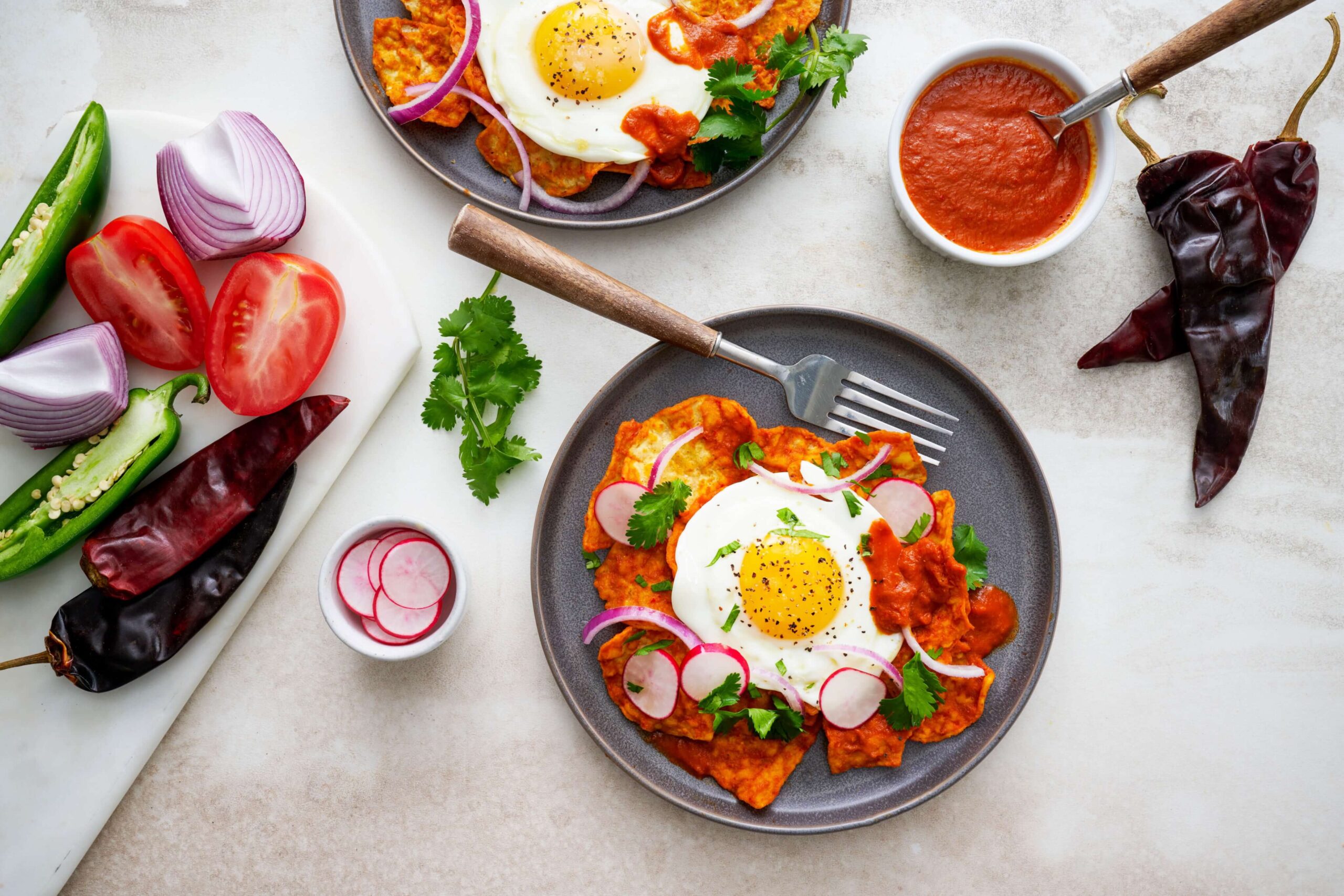 homemade chilaquiles