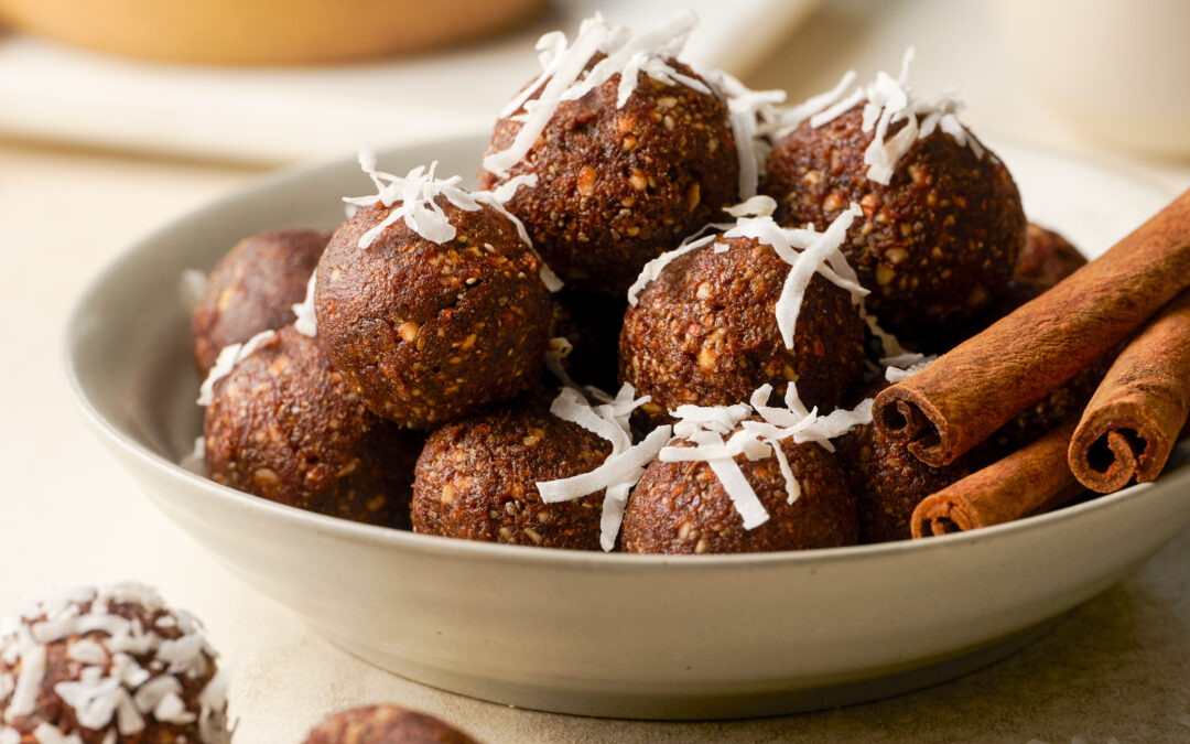 Spiced Chocolate Truffle Energy Bites